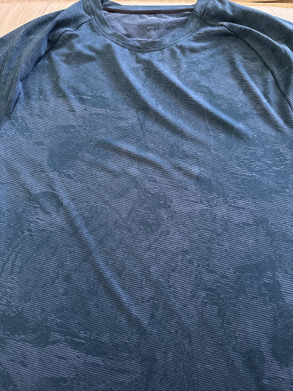 Lululemon Performance Pull Over Shirt Marbled Blue - image 2
