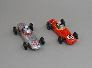 2 Vintage Tin Roadster Race Car Vehicle Toy Ebay