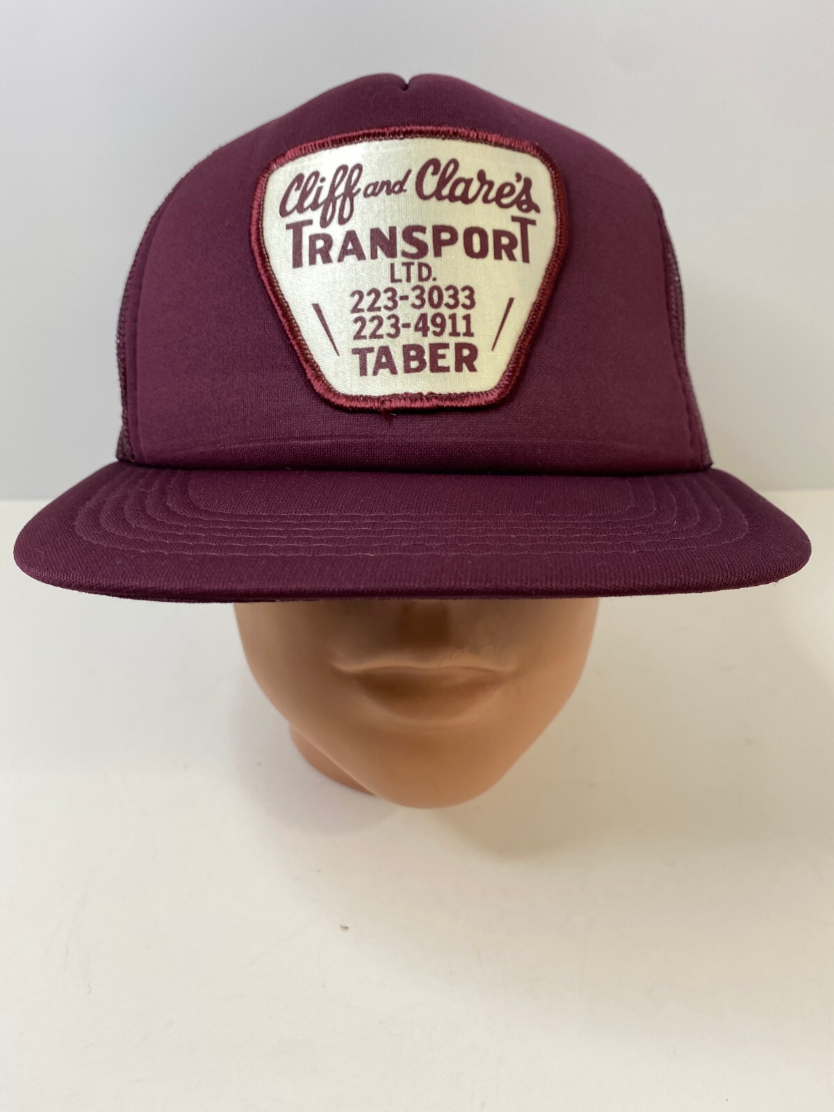 VTG Cliff & Clare's Transport Trucker Foam Hat Snapback Cap