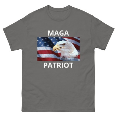 T-shirt For MAGA Patriots New Preshrunk Gildan 5000 Tee Tear Away Label
