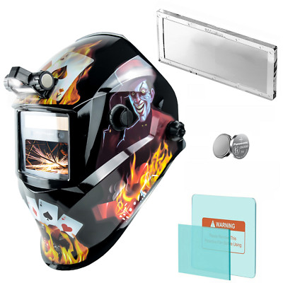 TRQWH Welding Mask Hood, Auto-Darkening, True Color, Shade 9-13