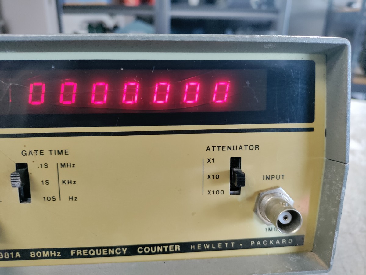 Hewlett Packard HP 5381A Frequency Counter 80Mhz | eBay