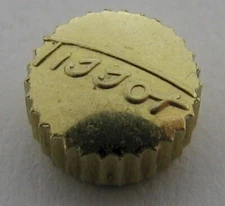 vintage Tissot Watch Part waterproof gold Crown 4.3 millimeters * tap 10