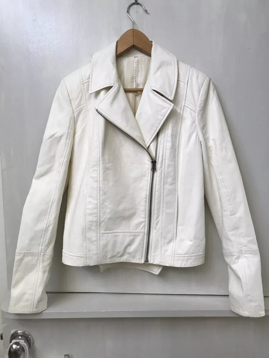 Cream top white jacket