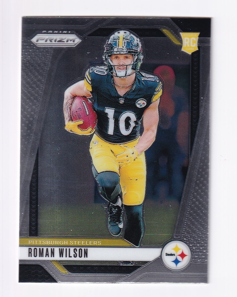 2024 PANINI PRIZM FOOTBALL ROMAN WILSON ROOKIE CARD 384