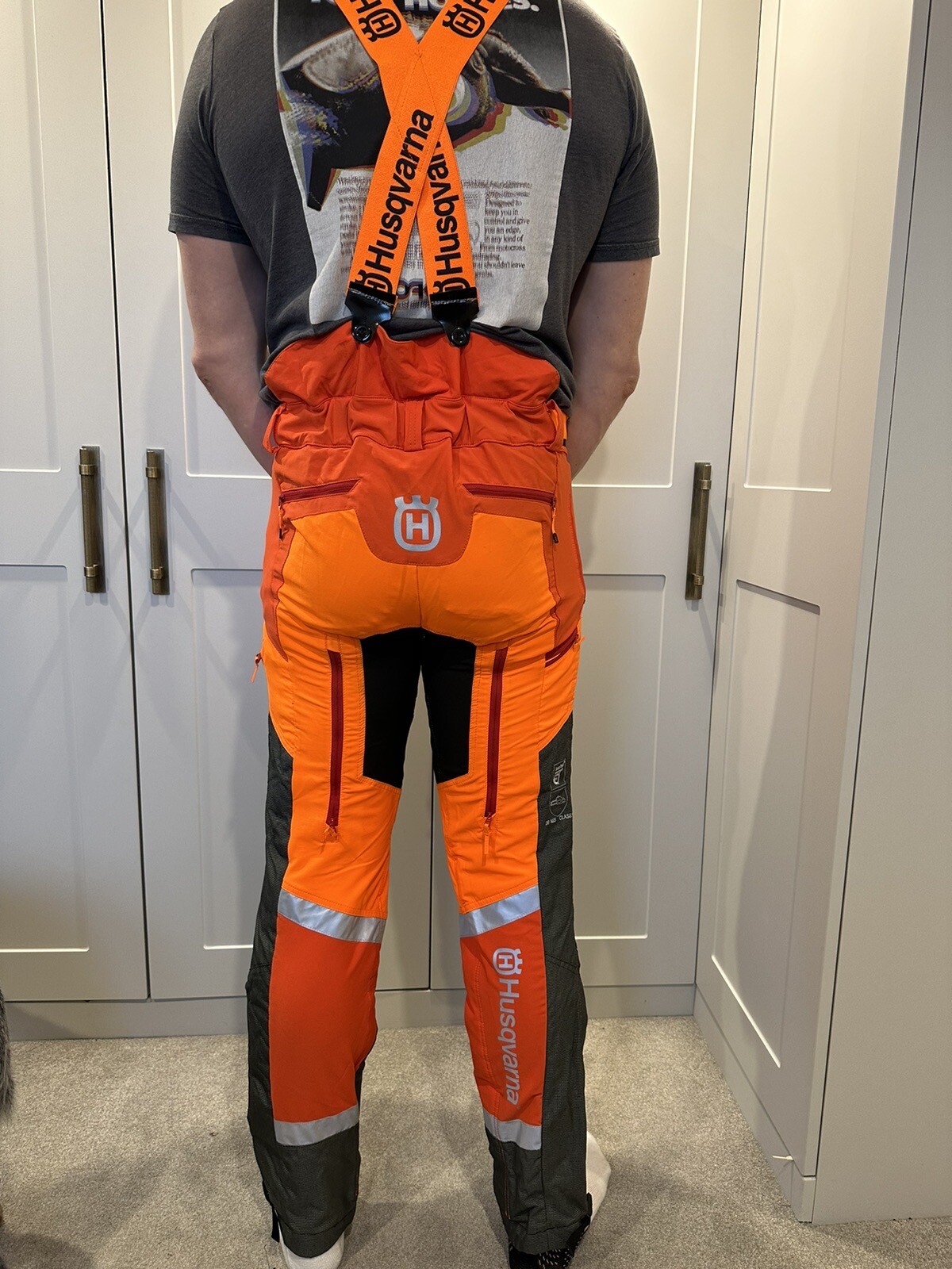 Husqvarna Technical Extreme Arbor Chainsaw Trousers Size Large eBay