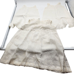 Vintage Lightweight Cotton 1950s Baby Slip Dress Lot Of 3 Cotton Toddler 