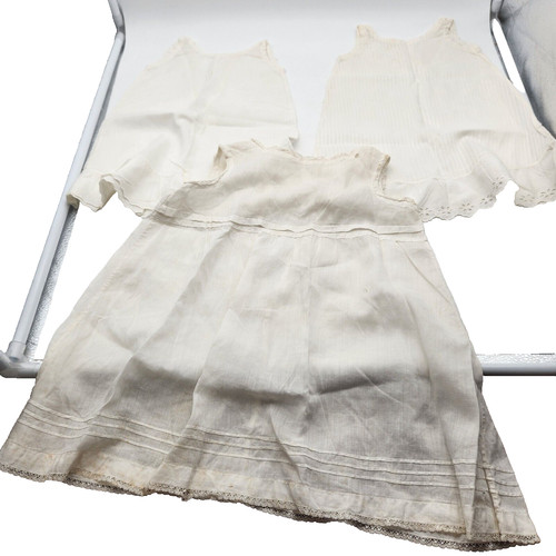 Vintage Lightweight Cotton 1950s Baby Slip Dress Lot Of 3 Cotton Toddler