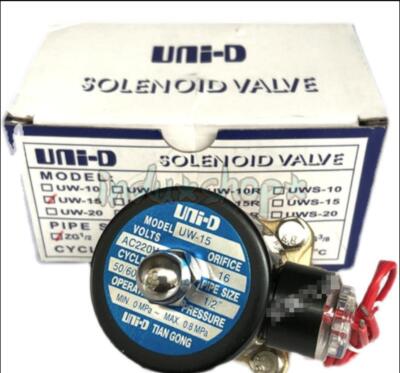 1pc NEW UNI-D Solenoid valve UW-15(AC220V)