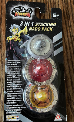 Infinity Nado Beyblade 3 in 1 Stacking Pack Nado Pack MCS New in Package Sealed