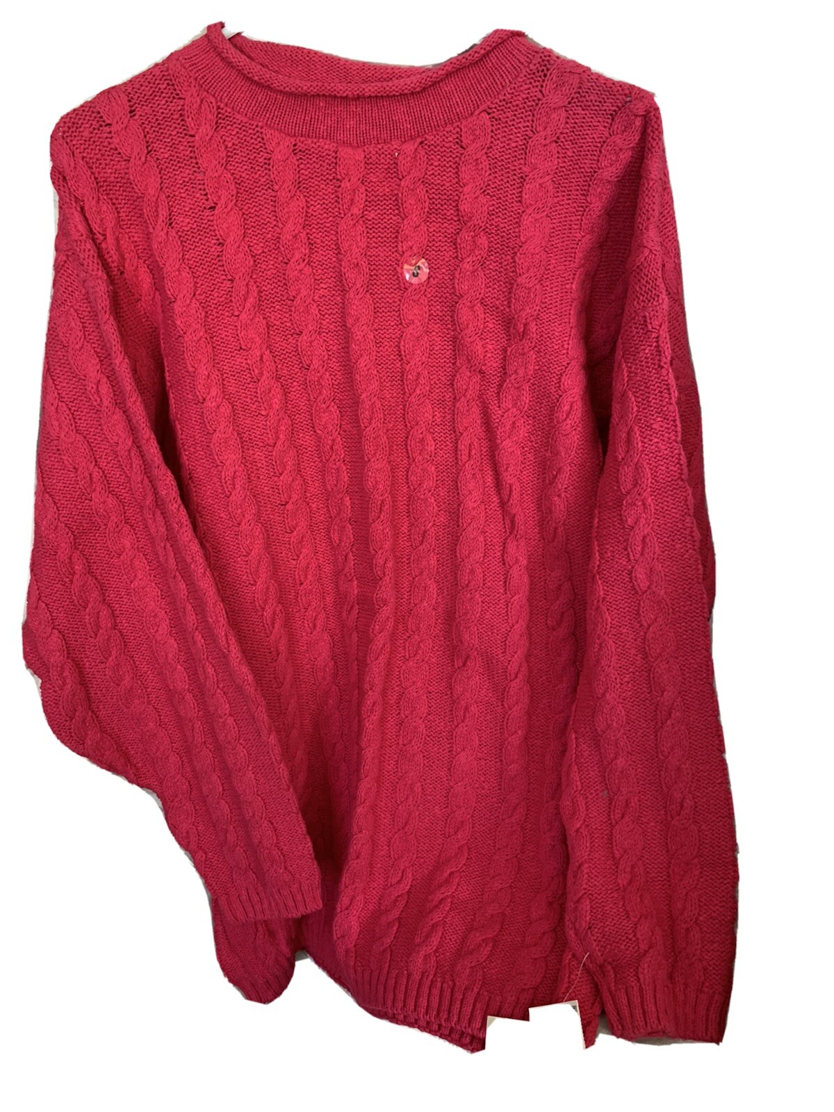 Vintage NWT Merona Women Pink Knit 