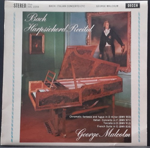 DECCA SXL 2259 ED 2 UK PRES BACH ITALIAN CONCERTO MALCOLM EX+ COND  - Afbeelding 1 van 3