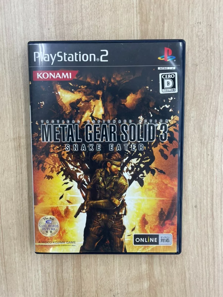 Metal Gear Solid 3 Snake Eater jogo playstation ps2