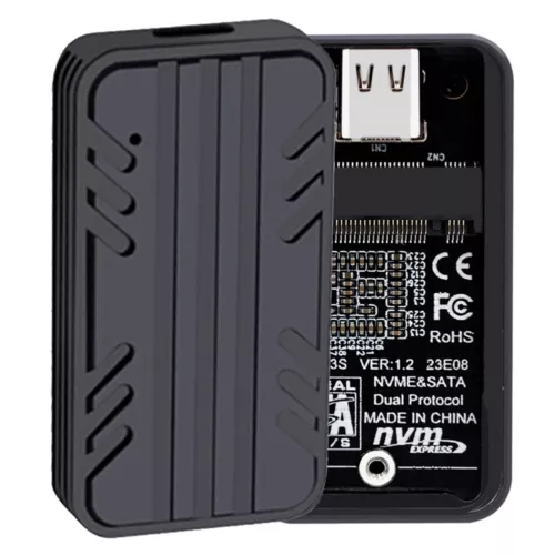 NVMe M.2 SSD Case Gen2 10Gbps Hard Disk Adapter Card Aluminum Alloy for M.2 2230
