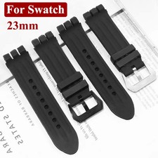 Correa de reloj de silicona de 23 mm para pulsera RELOJ para hombre correa de reloj deportiva de repuesto