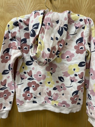 Tape a l’oeil (French brand) floral hoodie age 10 immaculate frills on pockets - 第 6/6 張圖片