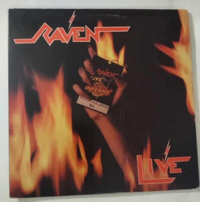 米2LP Raven Live At The Inferno MEGA1969LP Megaforce Records /00520 s-l400.jpg