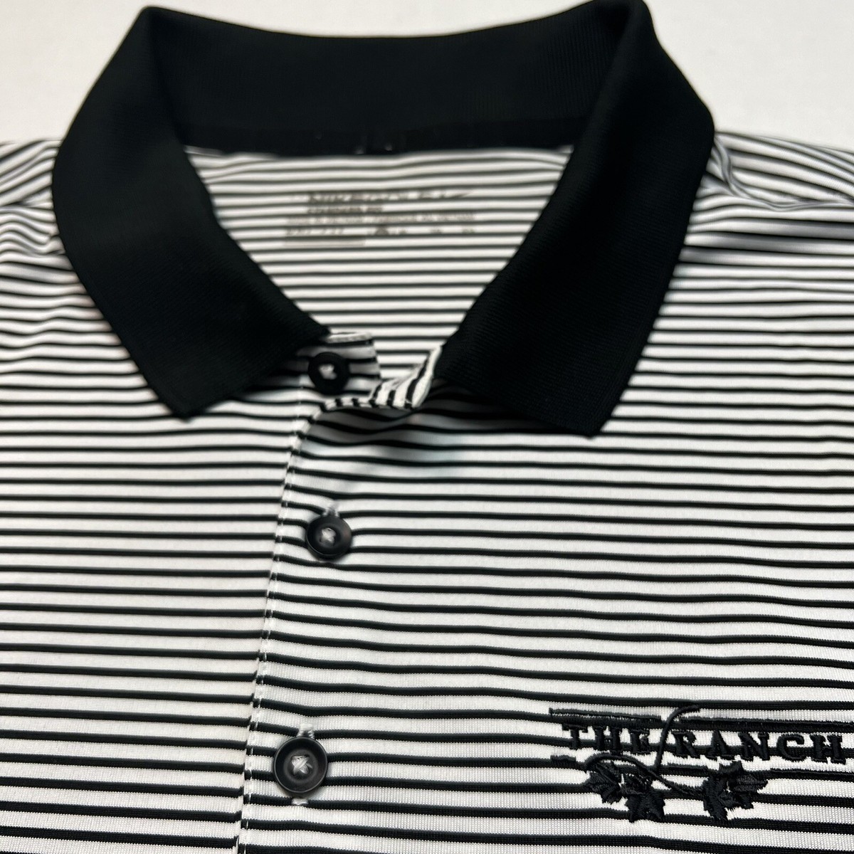 Nike Golf Dri Fit Polo Shirt The Ranch Golf Club, MA Standard Fit Size XL