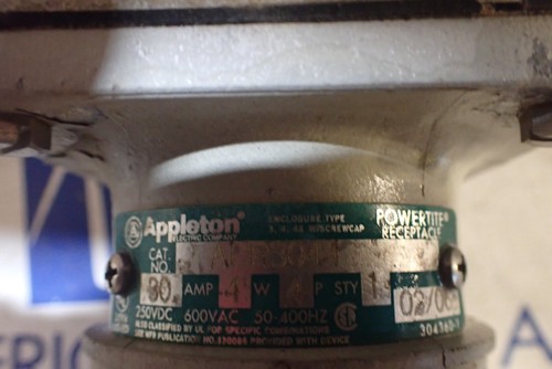 Appleton ADR3044 Ricevitore Powertite 30 amp 4 W con scatola posteriore - Foto 5 di 8