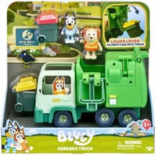Bluey Garbage Truck Vehicle  Figures Includes Bluey  Bin Man 