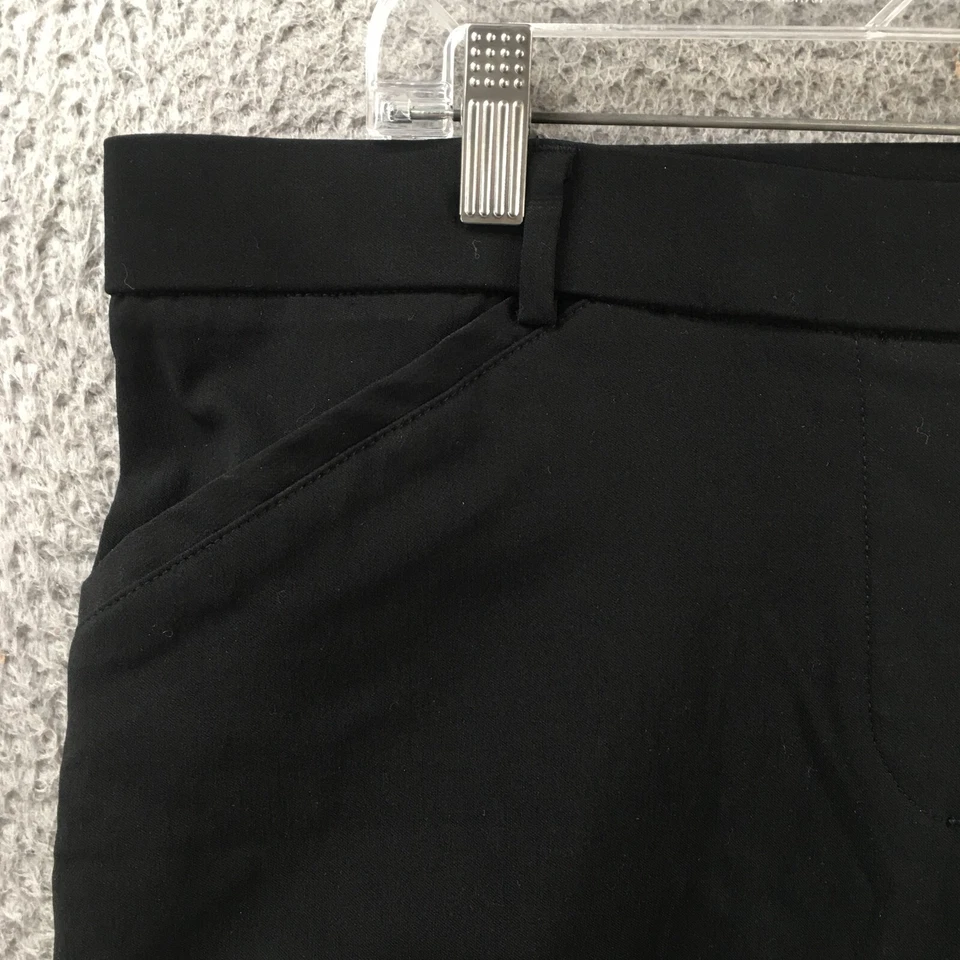 Pantalones capri ajustados Rafaella Comfort para mujer 18 anchos negros mezcla de rayón elásticos NUEVO Foto 3 de 4