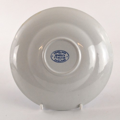 Plato platillo taza trío té italiano Spode azul y blanco marcas vintage varían - Imagen 14 de 15