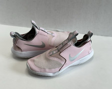 Nike Kid's Flex Runner Running Shoe Pink Foam/Metallic Silver Size 6Y Big Kid