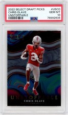 2022 Select Draft Picks Unstoppable #US-CO Chris Olave RC / PSA 10 *2634