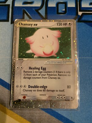 Pokémon TCG Chansey ex EX Ruby & Sapphire 96/109 Holo Ultra Rare