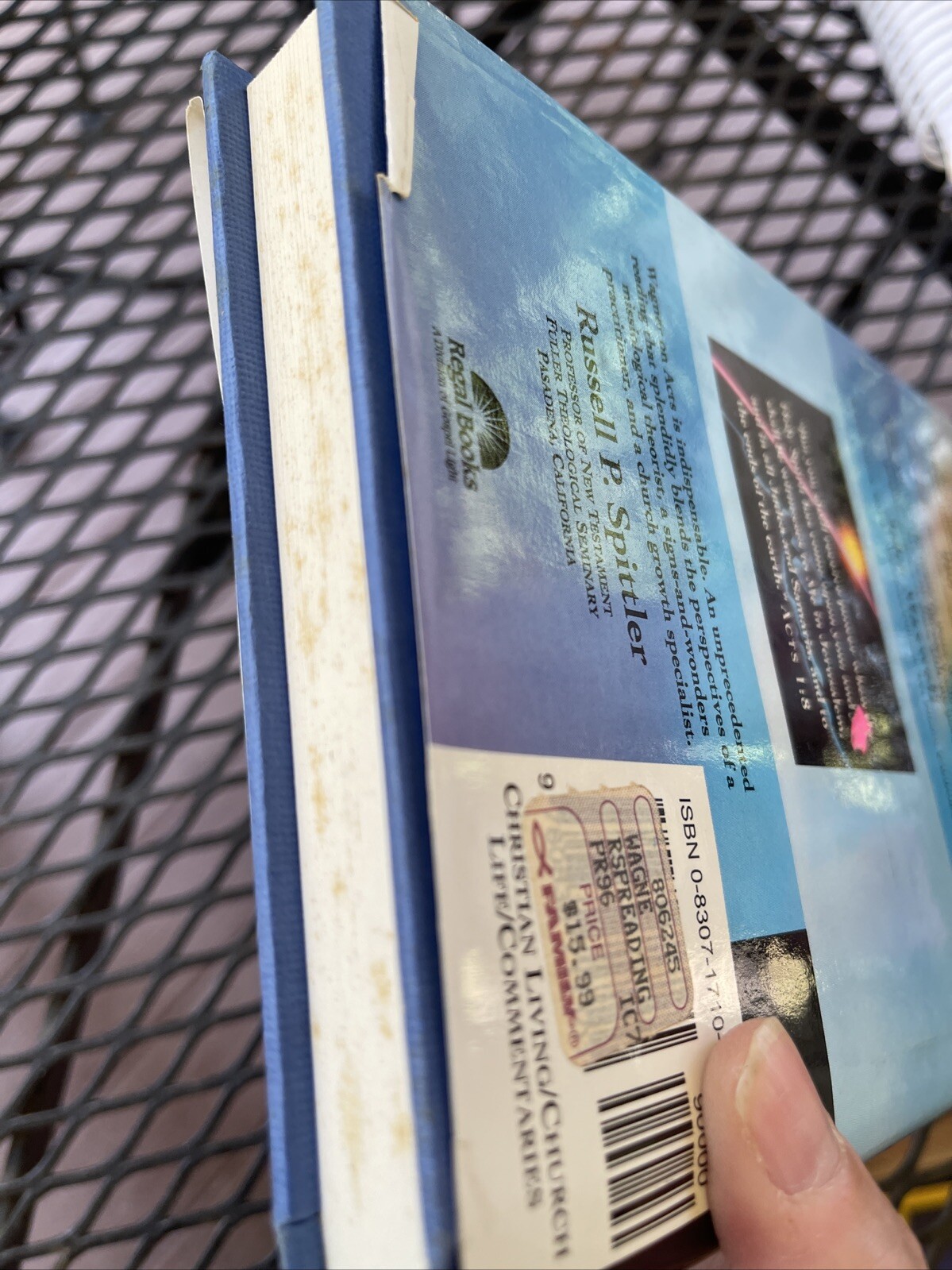 SPREADING THE FIRE (ACTS OF THE HOLY SPIRIT) By C. Peter Wagner - Hardcover