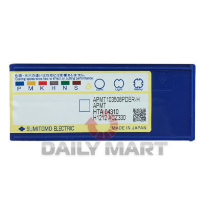 10PCS/New In Box SUMITOMO APMT103508PDER-H ACZ330 Carbide Inserts CNC Blade