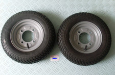 TRAILER TYRE AND WHEEL 350 X 8  4PLY 4 STUD/115 PCD - NEW ITEM  x 2