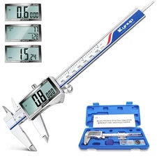 Kynup Digital Caliper, Caliper Measuring Tool with Large LCD Screen, Micromet...