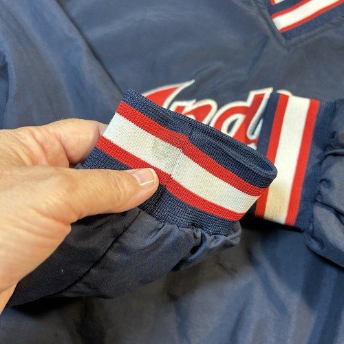 Cleveland Indians Youth V-Neck Pullover Jacket Blue Youth L (14-16) MLB - Picture 13 of 16