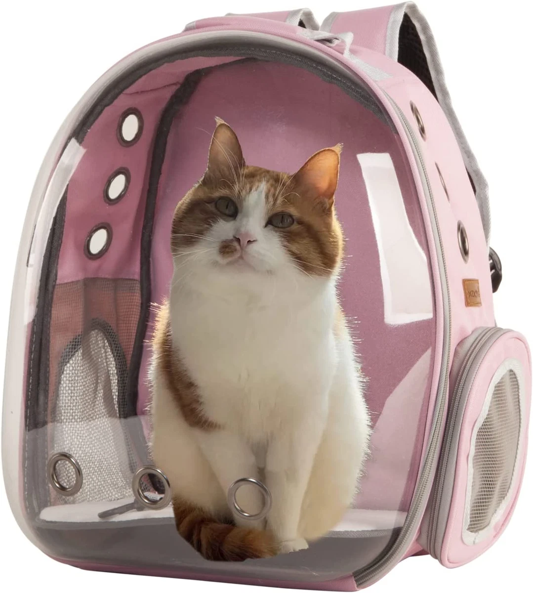 Cat Backpack, Bubble Pet Carrier Backpack Airline Approved, Cat Bookbag  w/Cat Toy, Small Animal Travel Carrying Bag for Puppy Dog Kitten Bunny Bird