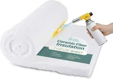 Home Intuition - 12" x 24" Ceramic Fiber Insulation Blanket Sheet 1" Thick
