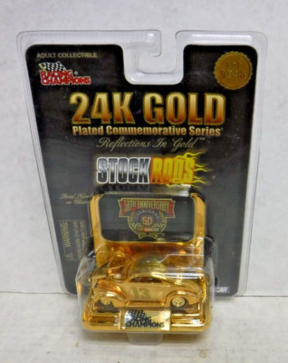 Jerry Nadeau 13 First Plus Racing Champions 24K Gold Diecast 121024AST