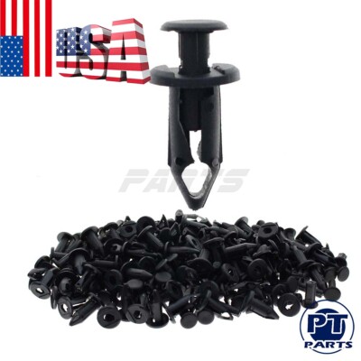 100x ATV Retainer Fender Pin Splash Guard Body Panel Push Clips For Honda Suzuk