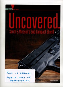 Smith & Wesson M&P Shield Pistol Magazine Article (FREE SHIPPING)