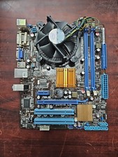 ASUS Motherboard P5G41-M LE Intel core 2 duo E7600 w/ HS & I/O shield NO RAM