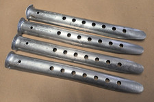 4 x  Ex British Military /| HW Aluminium Snow Sand Soft Ground Tent Anchor Pegs