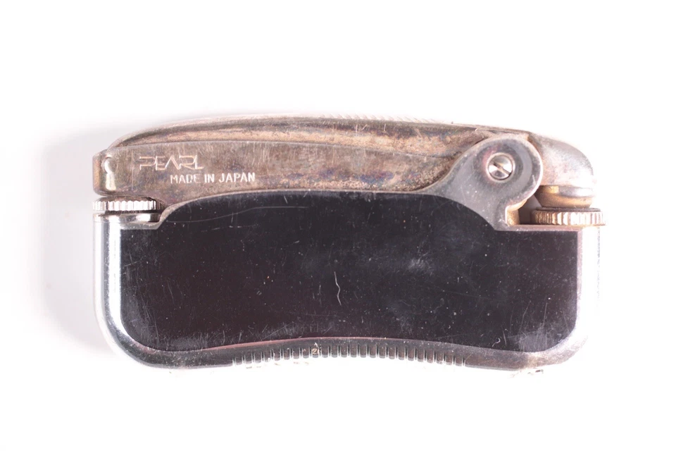 Encendedor de gasolina vintage Tsubota Marvel Pearl Japón RARO Foto 3 de 4