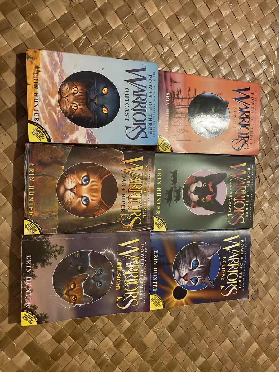 Warrior Cats: Series 3 The Power of Three by Erin Hunter 6 Books