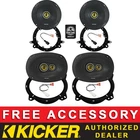 KICKER CSC6934 6X9"+6.5" CSC654 OEM SPEAKER KIT FOR TOYOTA TACOMA 2019-2023