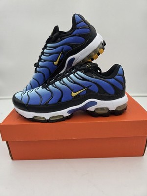 Nike Air Max Plus Golf Shoes Men's 6.5 Hyper Blue Infinite Gold FZ4150-400