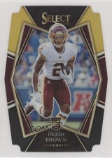 2021 Panini Select Premier Level Black & Gold Prizm Die-Cut Dyami Brown 0jk3