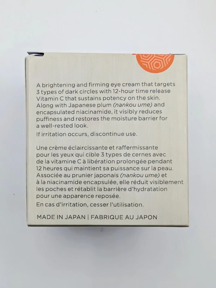 Tatcha The Brightening Eye Cream Brightening & Dark Circle Reduction 0.5 oz New! - Image 2 of 3