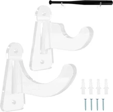 2PCS Baseball Bat Display Case Holder with Screws and Expansion Tubes, Wall... 