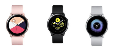 Samsung Galaxy Watch Active  40mm Wi-Fi + GPS Aluminum Case 3 Color - Excellent
