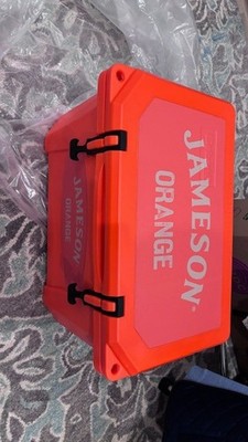 Grizzly 40 quart cooler Jameson Irish Whisky Orange